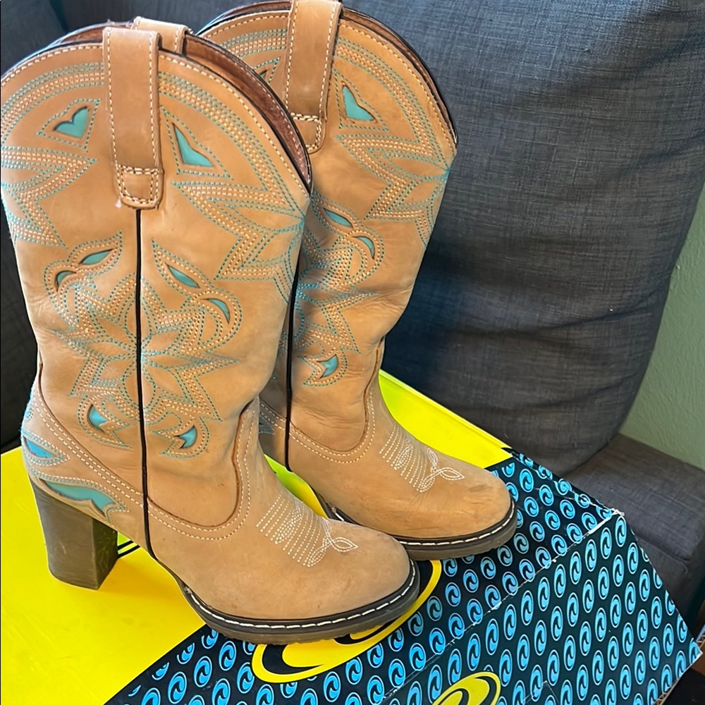 Rock Star Ladies Distressed Oiled Brown Shoes